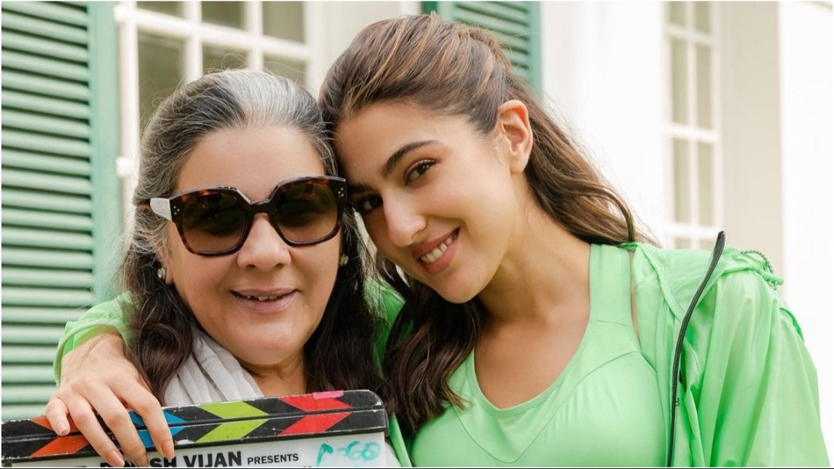 Sara Ali Khan and Amrita Singh