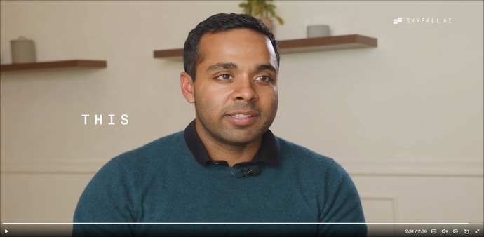 Sam Pasupalak, co-founder and CEO of Skyfall AI Sam Pasupalak, co-founder and CEO of Skyfall AI