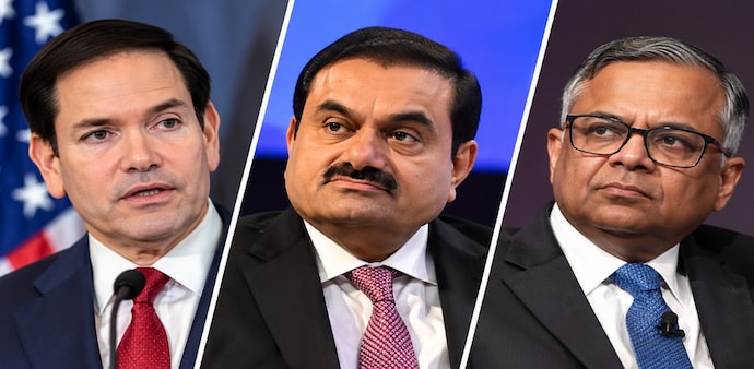 Rubio meets Gautam Adani, Tata's Chandrasekaran in Mumbai Rubio meets Gautam Adani, Tata's Chandrasekaran in Mumbai
