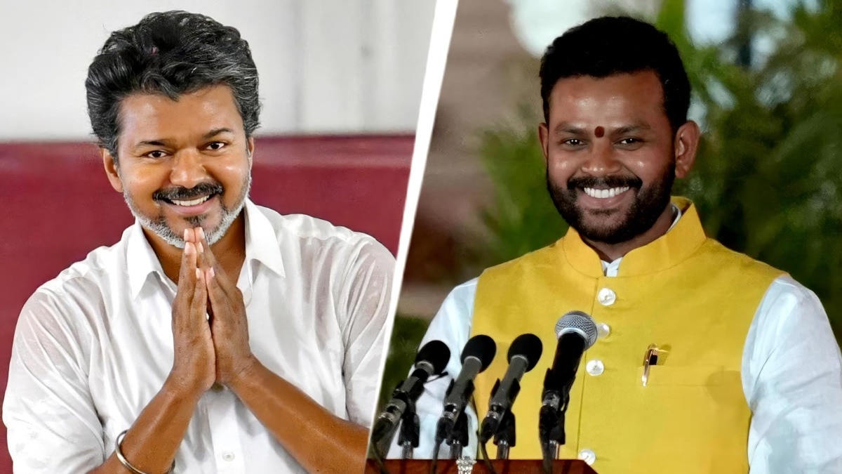 Tamil Nadu CM Vijay and Ram Mohan Naidu