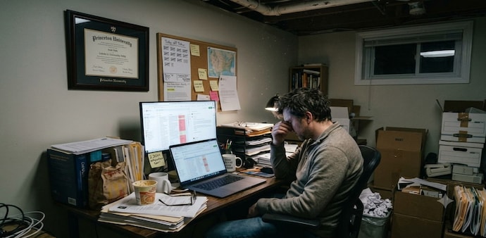 Despite this academic background, Jack Weis has struggled to translate his qualifications into stable employment. Despite this academic background, Jack Weis has struggled to translate his qualifications into stable employment.