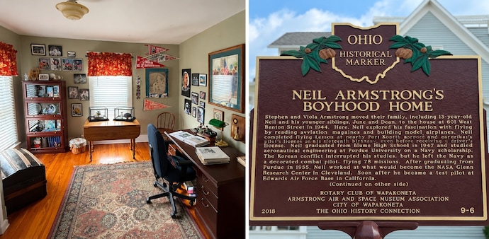 The house at 601 W. Benton St. played an important role in Armstrong’s early years. (Picture credit : AP) The house at 601 W. Benton St. played an important role in Armstrong’s early years. (Picture credit : AP)