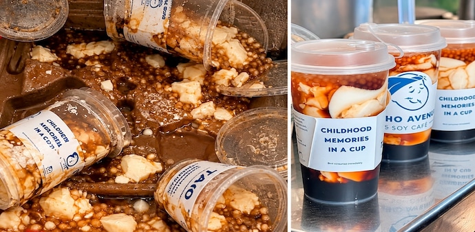 It also questioned how the drinks could have spilled in the way shown in the image, given how its orders are packed. (Picture credit : The Gulf News) It also questioned how the drinks could have spilled in the way shown in the image, given how its orders are packed. (Picture credit : The Gulf News)