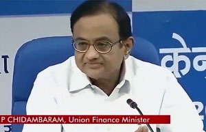 Finance Minister P Chidambaram