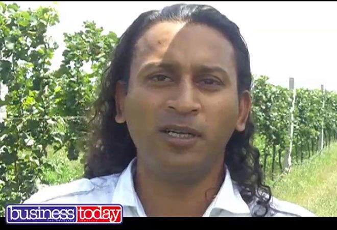 Raghavendra Gowda, founder of Alpine Wineries