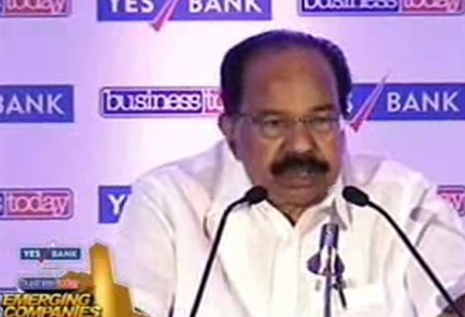Oil Minister M Veerappa Moily