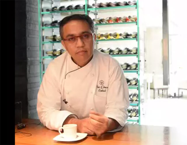 Executive Chef of Oberoi Hotel Rohit Gambhir