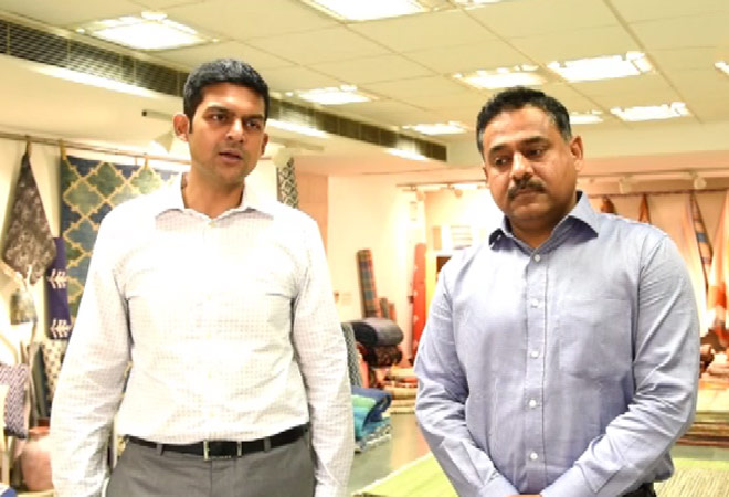 Rudra Chatterjee, chairman, Obeetee (L) with Gaurav Sharma, managing director, Obeetee