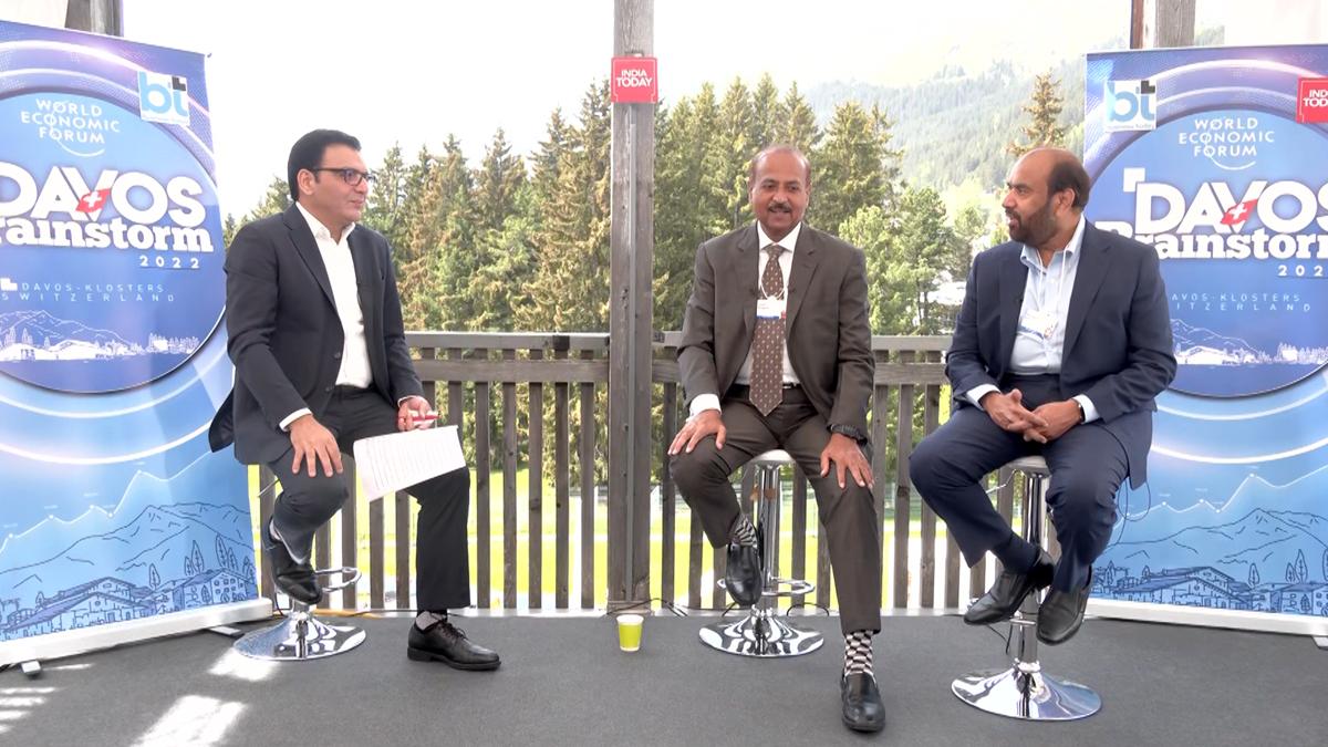 In conversation with Ramesh Iyer and Tapan Singhel at WEF | Davos Brainstorm 2022