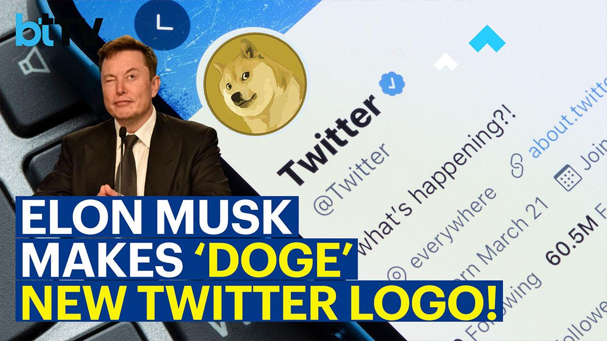 Elon Musk Replaces Twitter's Blue Bird Logo With 'Doge' Meme Thumb
