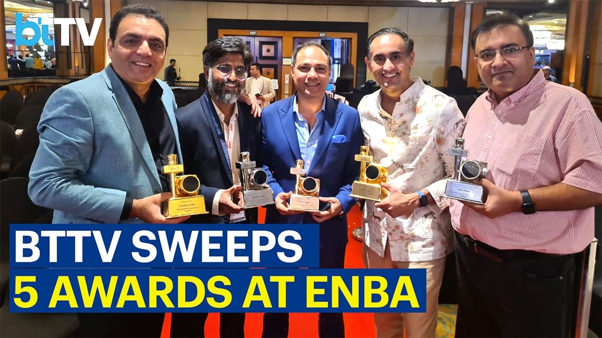 Business Today Television Wins Big At The Prestigious ENB Awards - BT TV BusinessToday