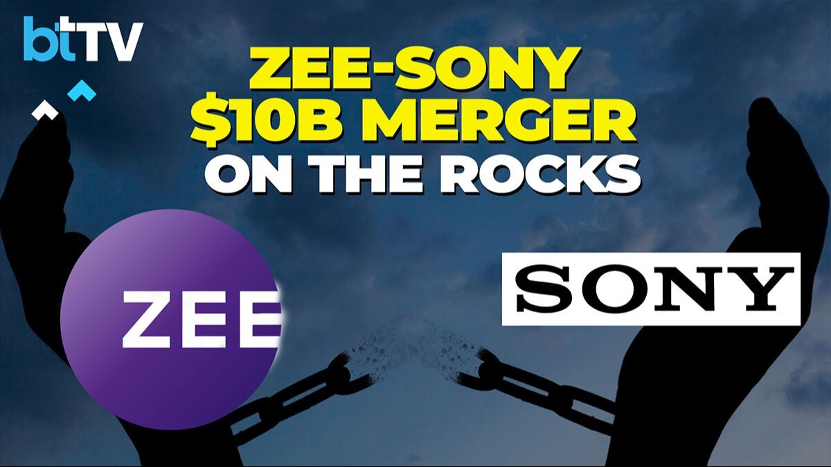 Zee Ent Shares Tank 10% On Reports Of Sony Merger Deal Trouble
