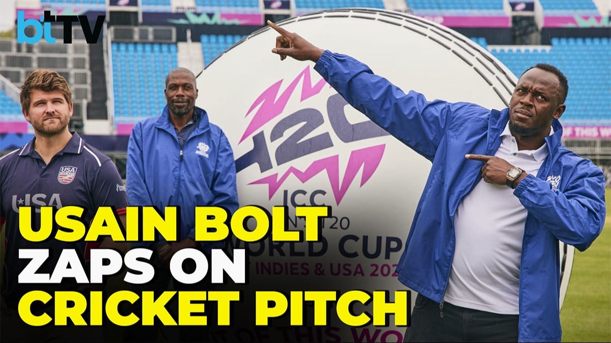 Watch Sprinter Usain Bolt At The Inauguration Of The ICC T20 World Cup Stadium In New York