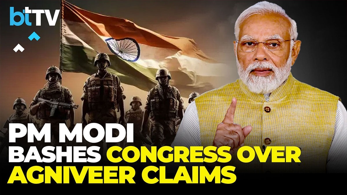 Prime Minister Modi Defends Agniveer Scheme, Accuses Congress Of Undermining Army Reforms
