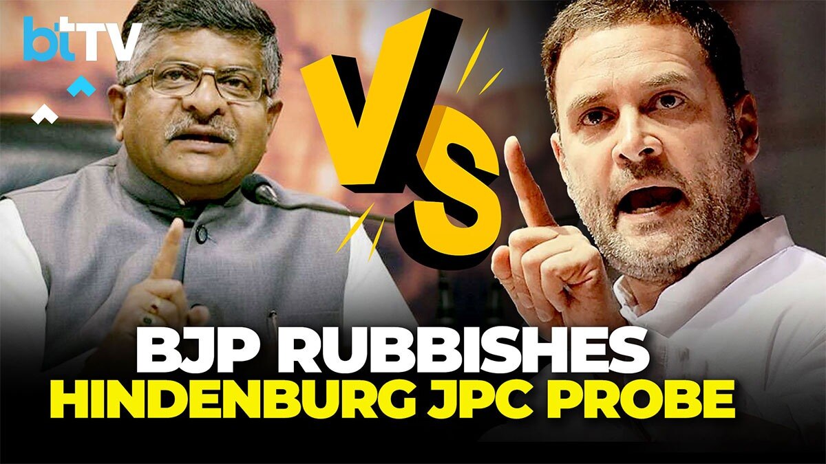 BJP Accuses Rahul Gandhi Of Speaking The Language Of George Soros In The Hindenburg Matter