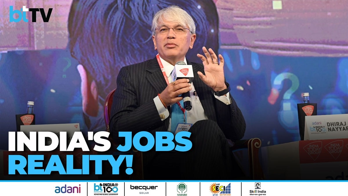 #Adani BTIndia@100: Skills Vs Wages – Manish Sabharwal’s Take On India’s Job Crisis