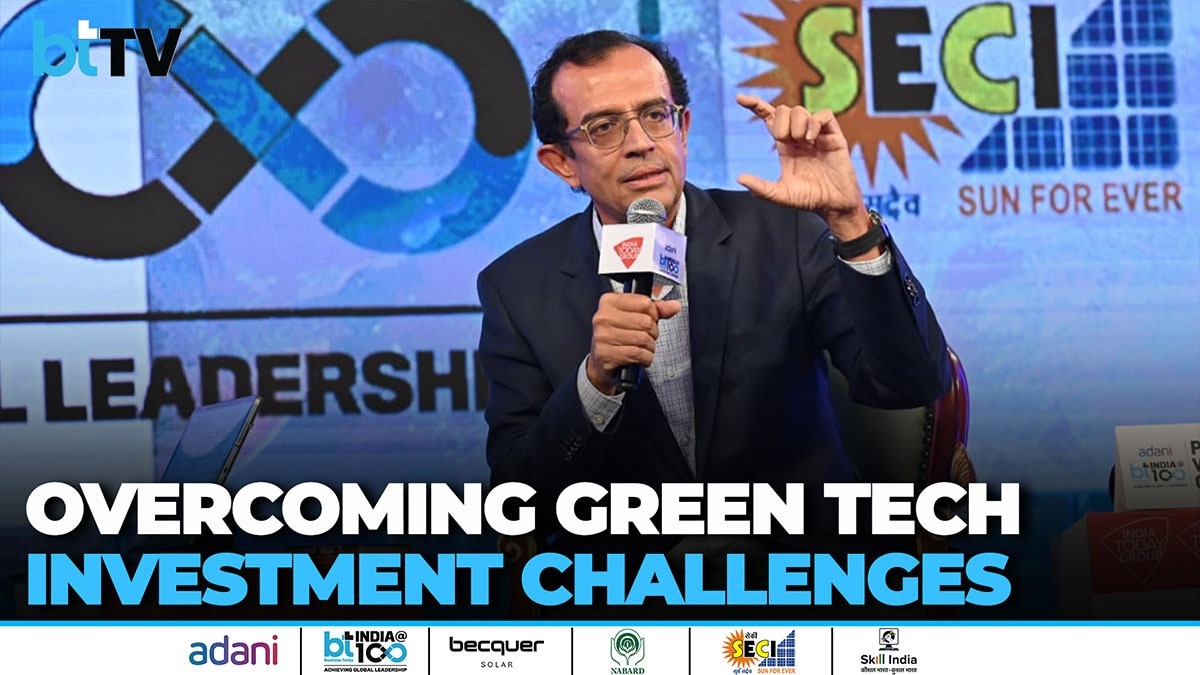 #Adani BTIndia@100: Prof. Vikram Gandhi on Overcoming Green Tech Challenges & Investment Returns