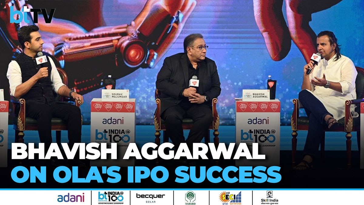 #Adani BTIndiaAt100| Bhavish Aggarwal’s Vision For Ola Electric Post-IPO