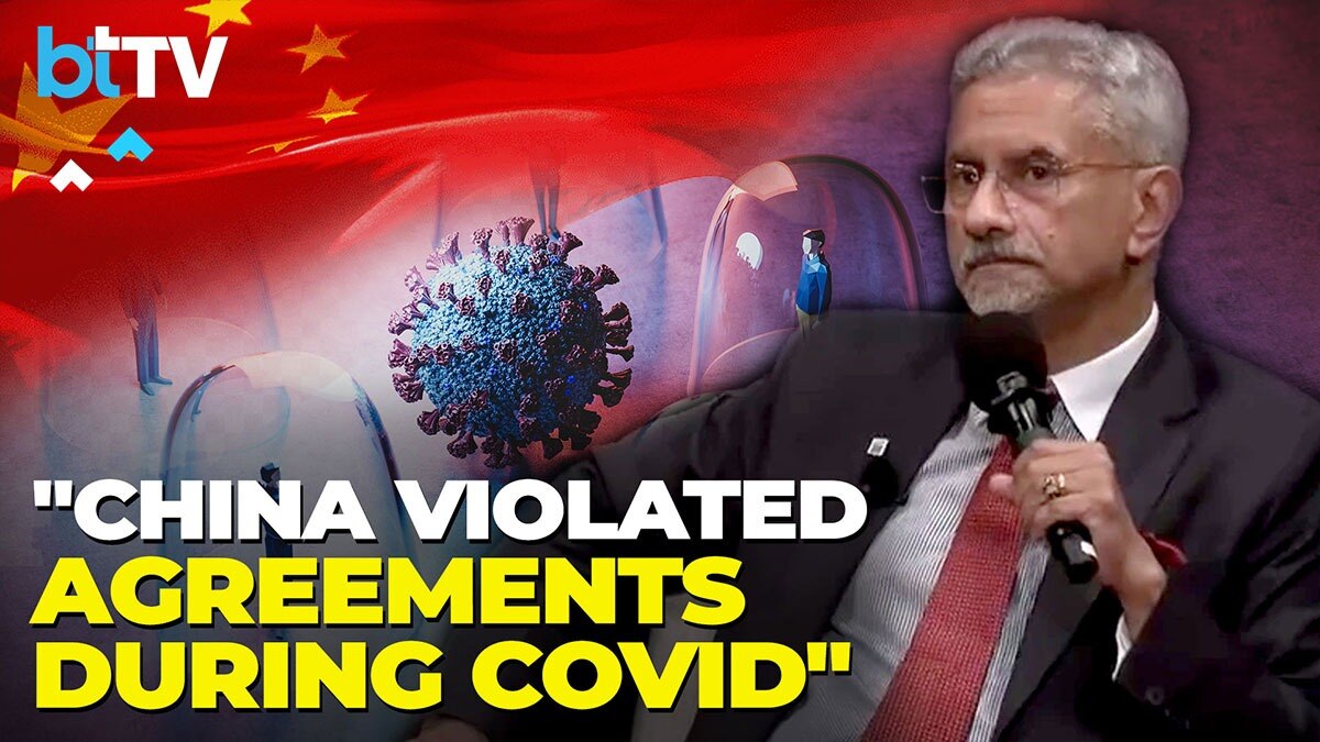 EAM S Jaishankar Launches Big Attack On China, On Covid Deals & Troop Movements