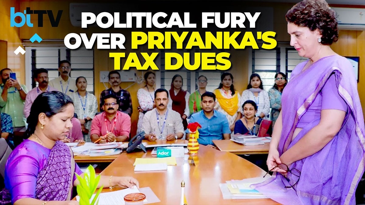Priyanka Gandhi's ₹80 Cr Tax Dues Spark BJP Allegations Ahead Of Wayanad Election