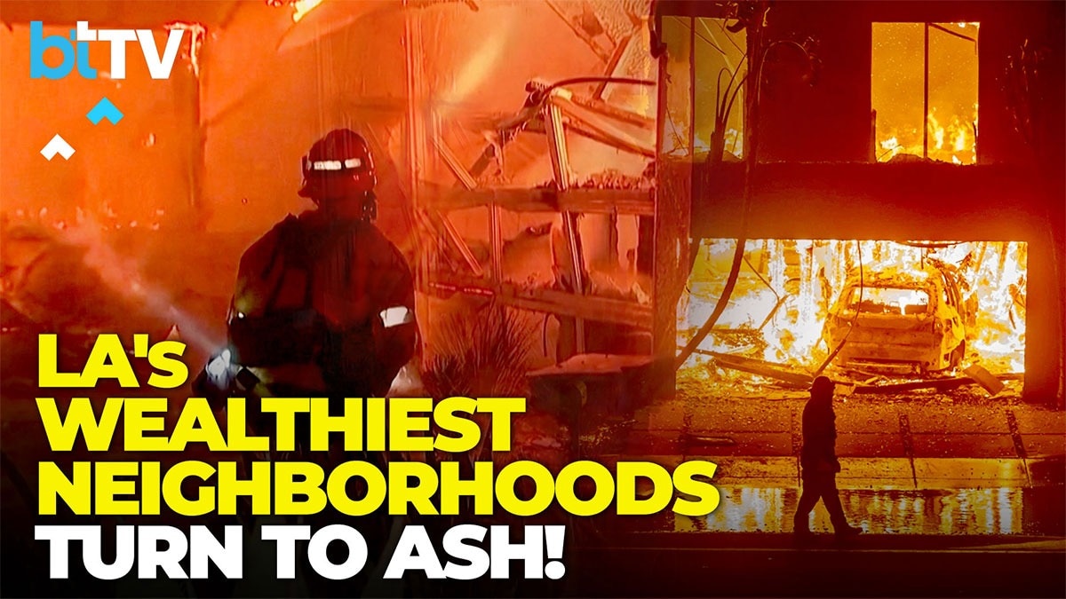 Apocalyptic Wildfire Engulfs Affluent LA, Leaves Devastation In Its Wake!
