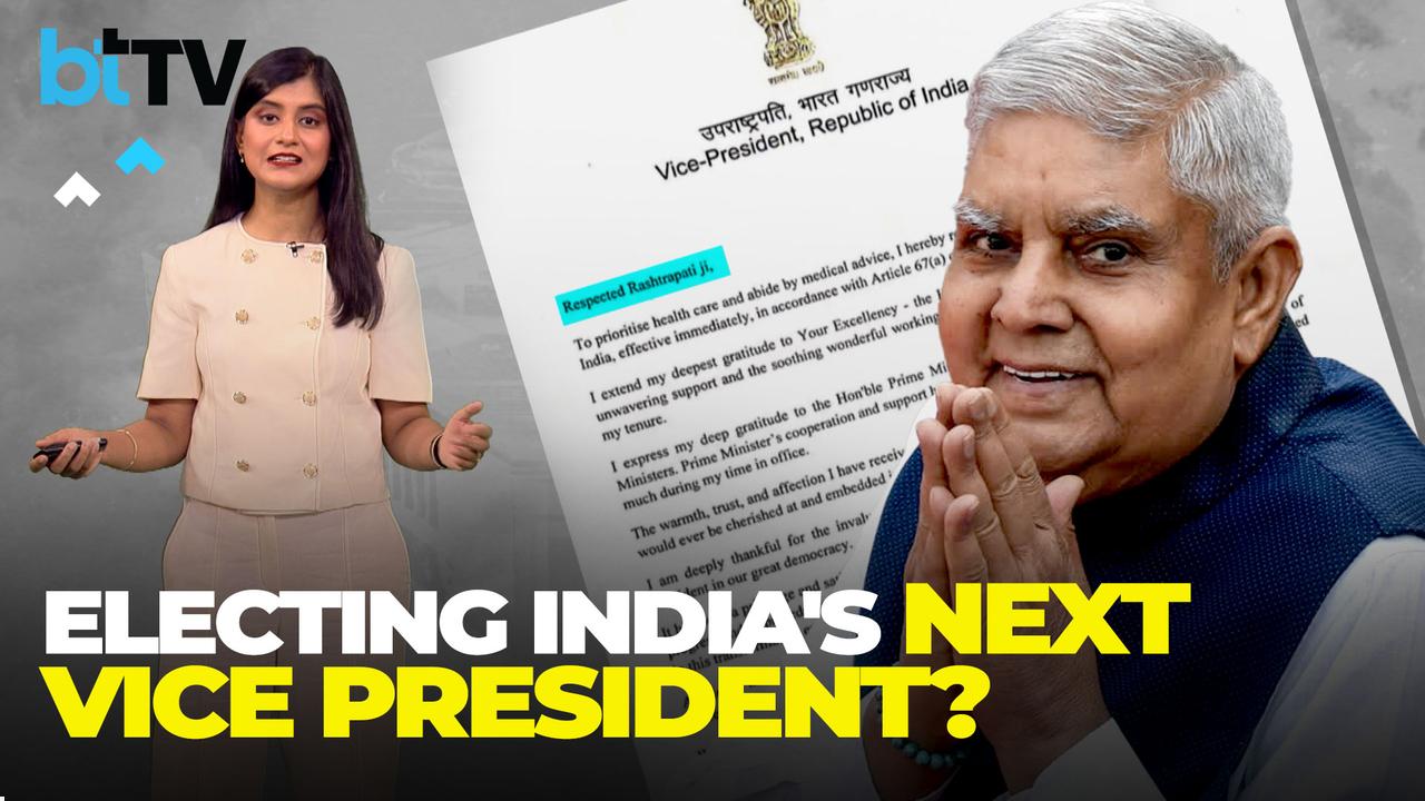 VP Jagdeep Dhankhar Resigns: How Is The Vice-President Of India Elected?