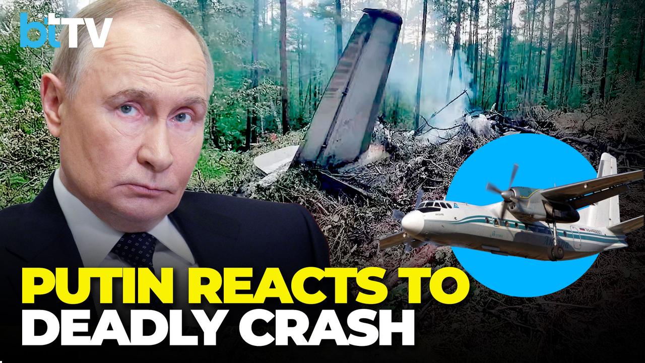 No Survivors In Russia AN-24 Crash | Putin Leads Nation In Mourning