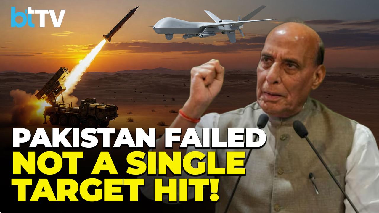 Pakistan’s Strikes Failed! Defence Minister Rajnath Singh Hails India’s Defence Systems After Attack