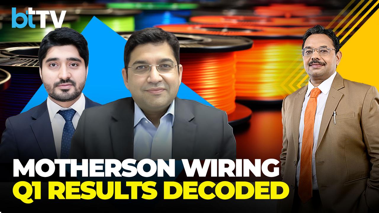Motherson Sumi Wiring Q1 Results | CFO & COO On Profit Dip, EV Growth & Expansion Plans