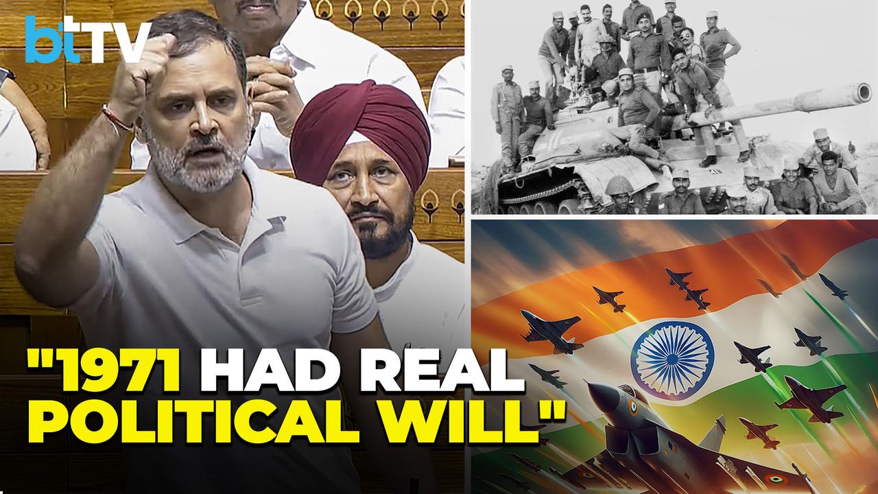 Rahul Gandhi Slams Rajnath&rsquo;s Comparison of OP Sindoor With 1971, Cites Indira&rsquo;s Strong Stand