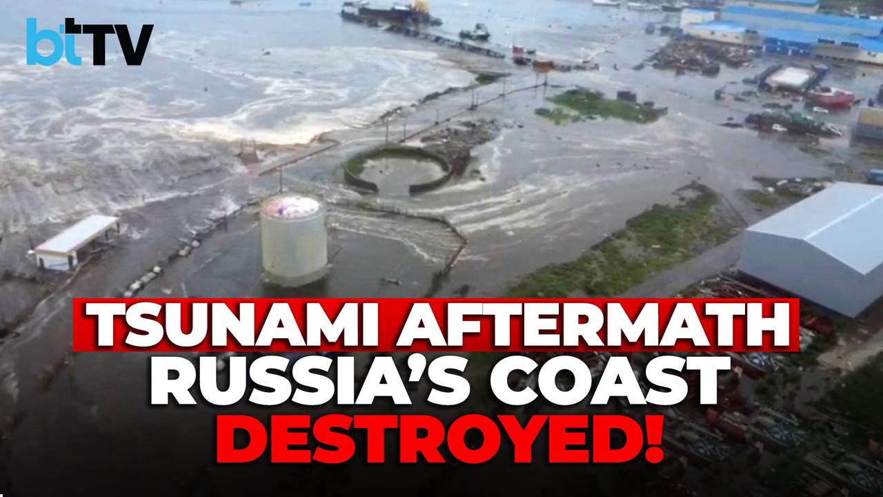 Tsunami Turns Russia&rsquo;s Beaches Into Ruins &ndash; Shocking Aerial Footage Emerges