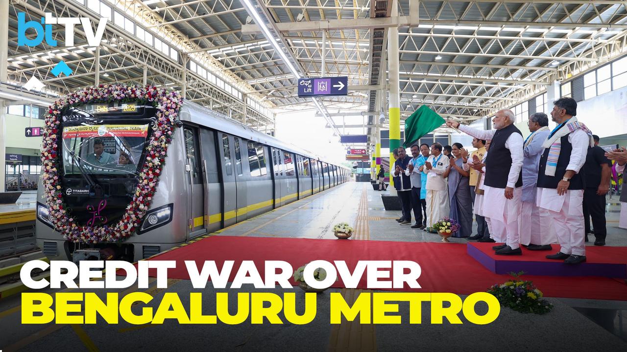 Modi Launches Bengaluru Yellow Line Metro, Vande Bharat Trains & Sparks Credit War