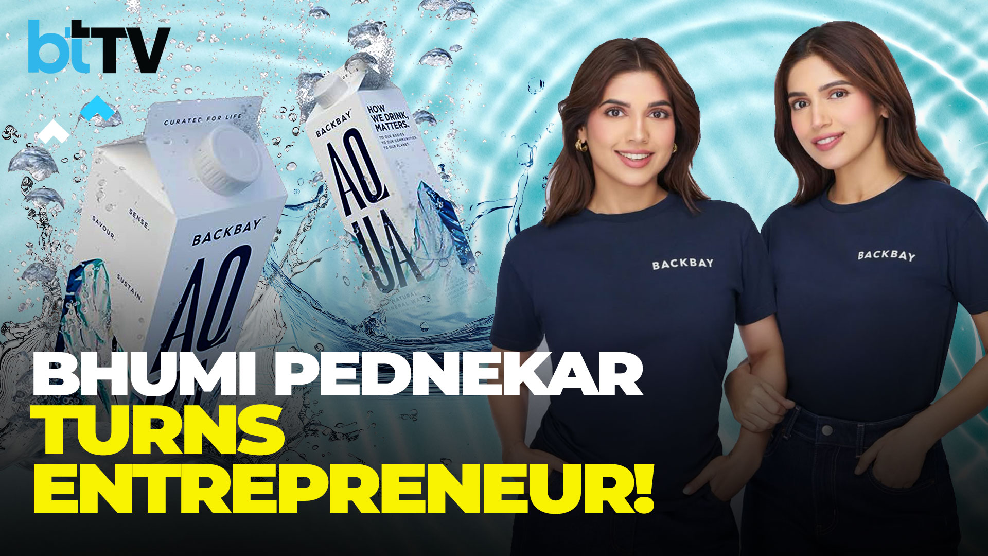 Bhumi & Samiksha Pednekar Launch Backbay – Plastic-Free Mineral Water For A Greener Future
