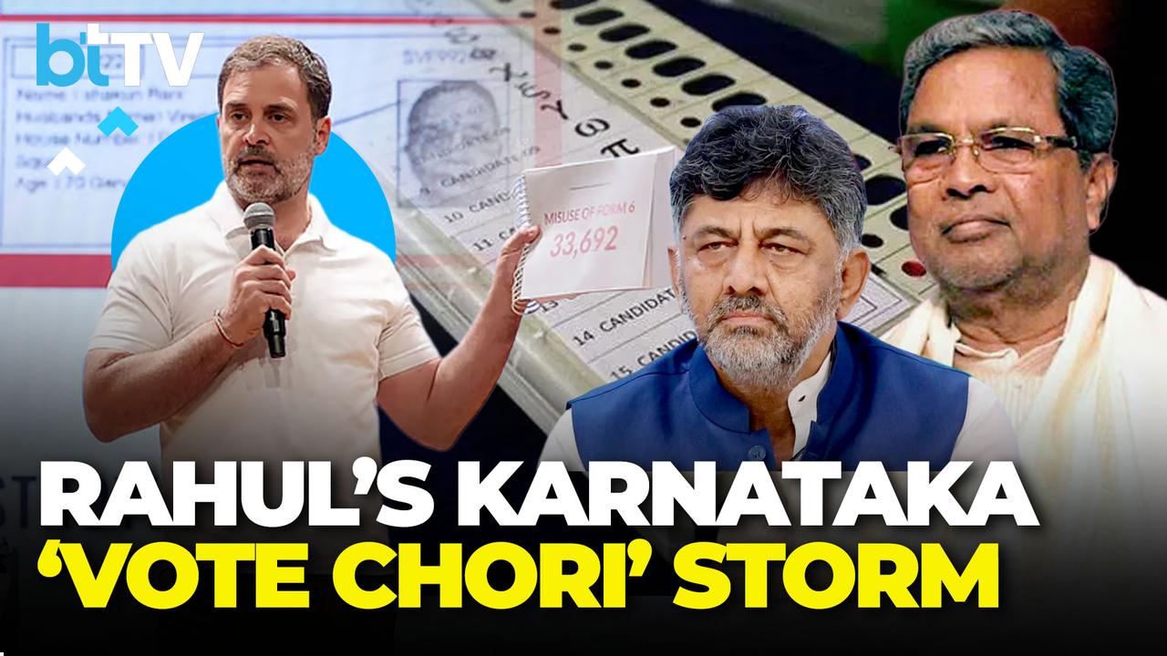 Rahul Gandhi’s ‘Vote Theft’ Charge Sparks EC Rebuttal, Congress Infighting