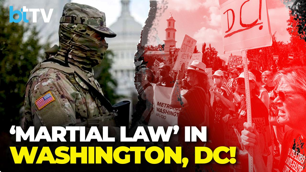 U.S. President Donald Trump Federalizes D.C. Police, Deploys National Guard Amid Protests