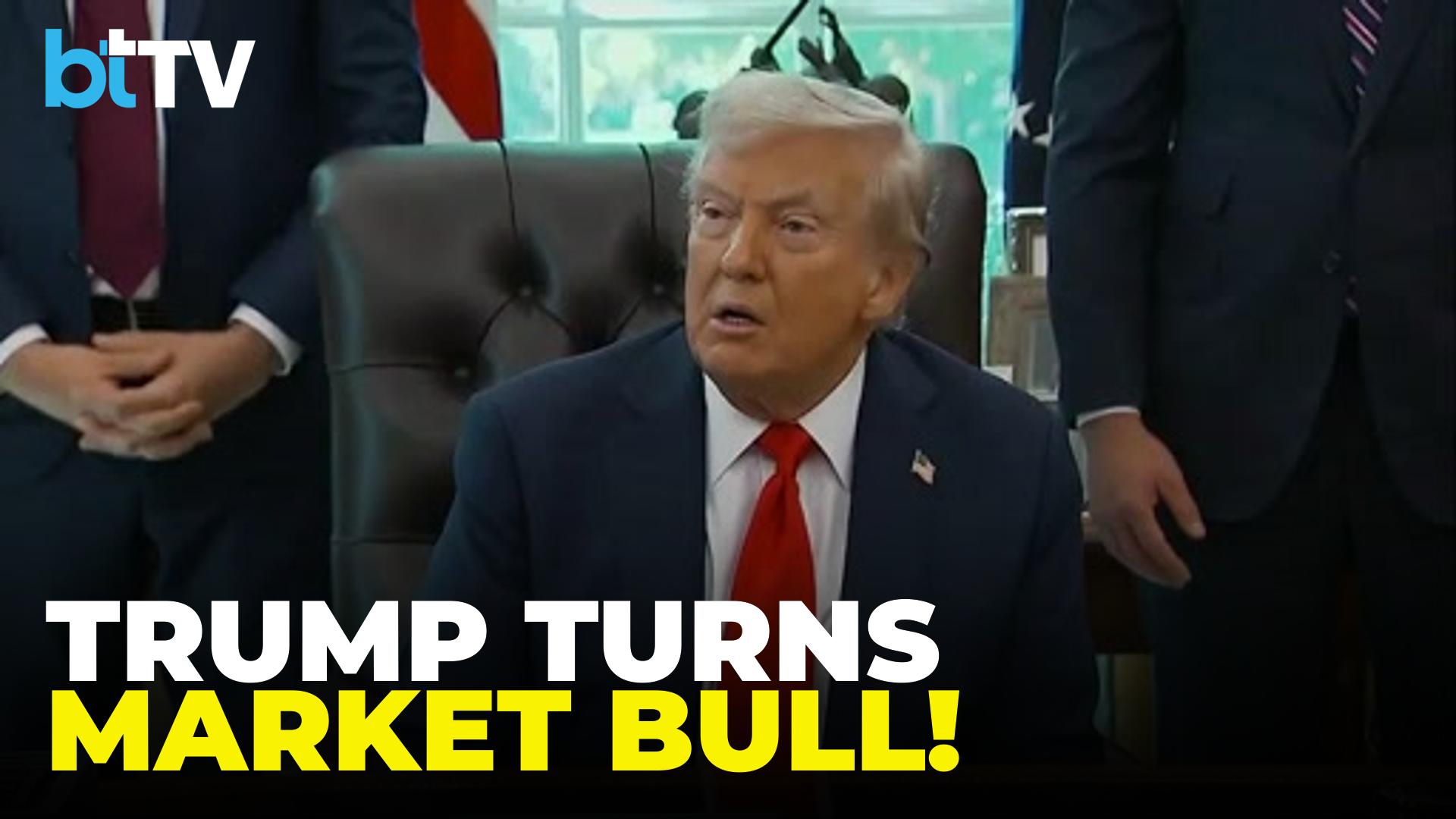 U.S. President Donald Trump Says Tariffs Saved $4 Trillion, Market Soared 1,000 Points