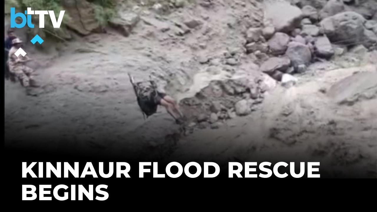 Kinnaur Flash Flood: ITBP Conducts Brave Rescue Operation In Himachal's Tangling Area