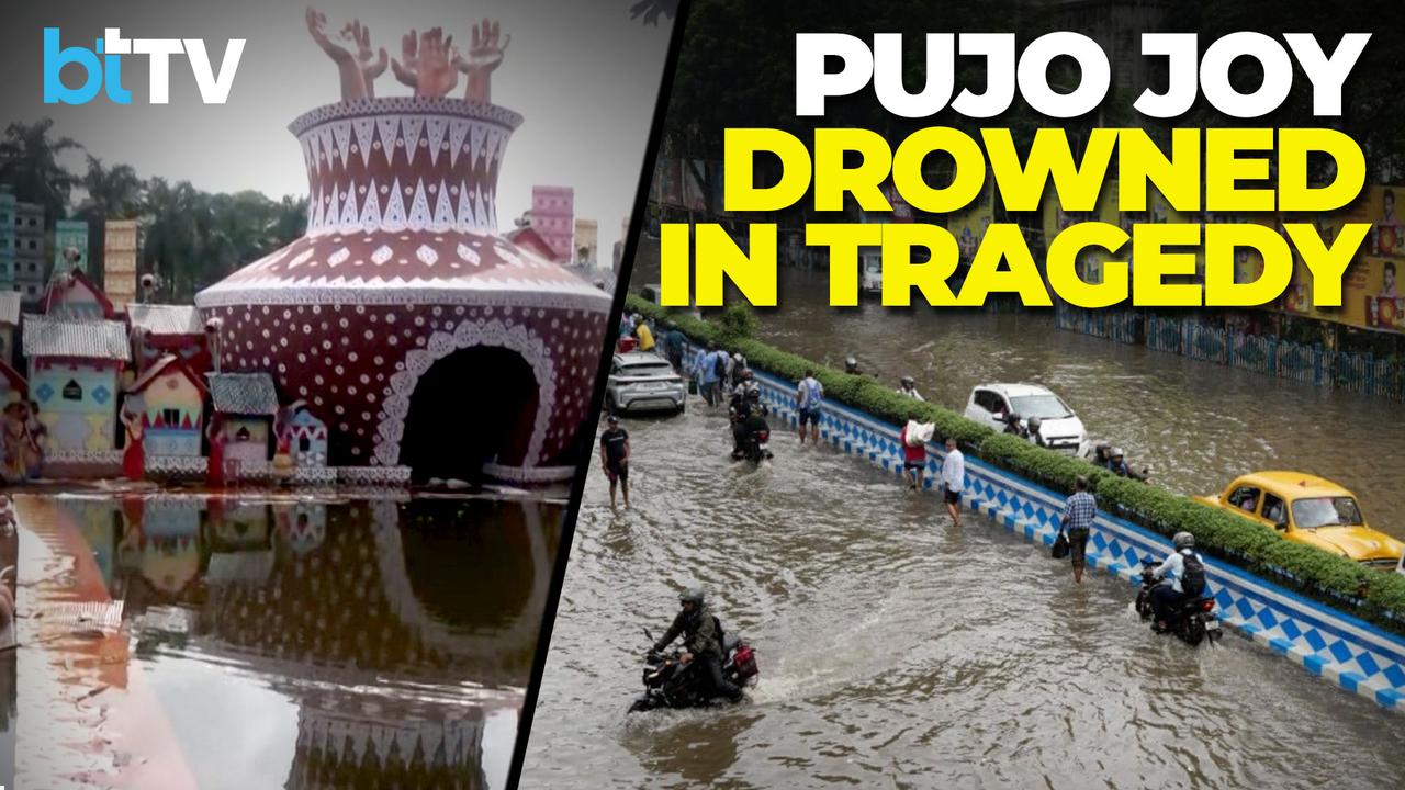 Kolkata Floods Turn Deadly: Electrocutions, Waterlogged Pandals, And Grief Amid Pujo