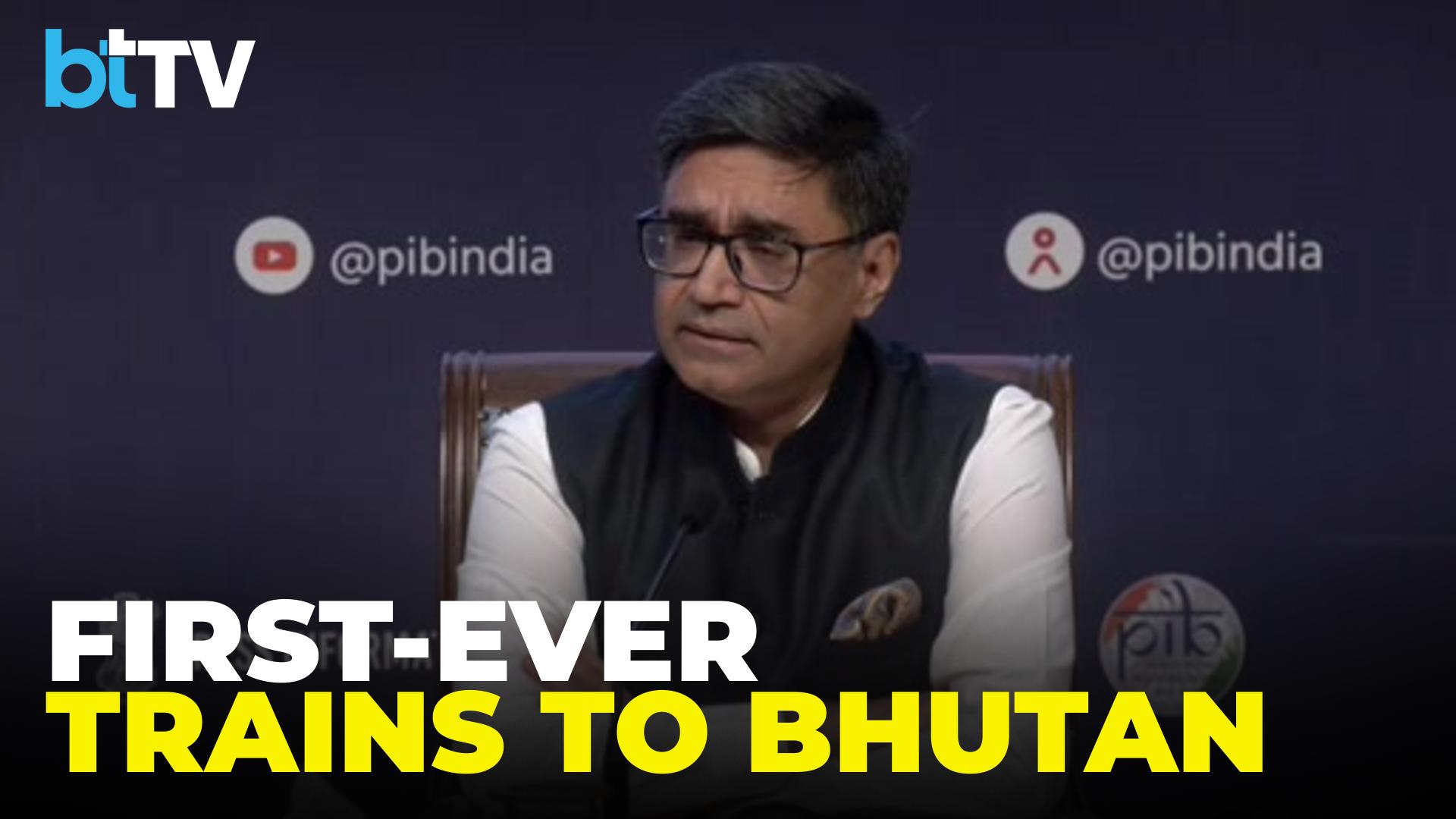 India And Bhutan Announce First-Ever Cross-Border Railway Links To Boost Connectivity