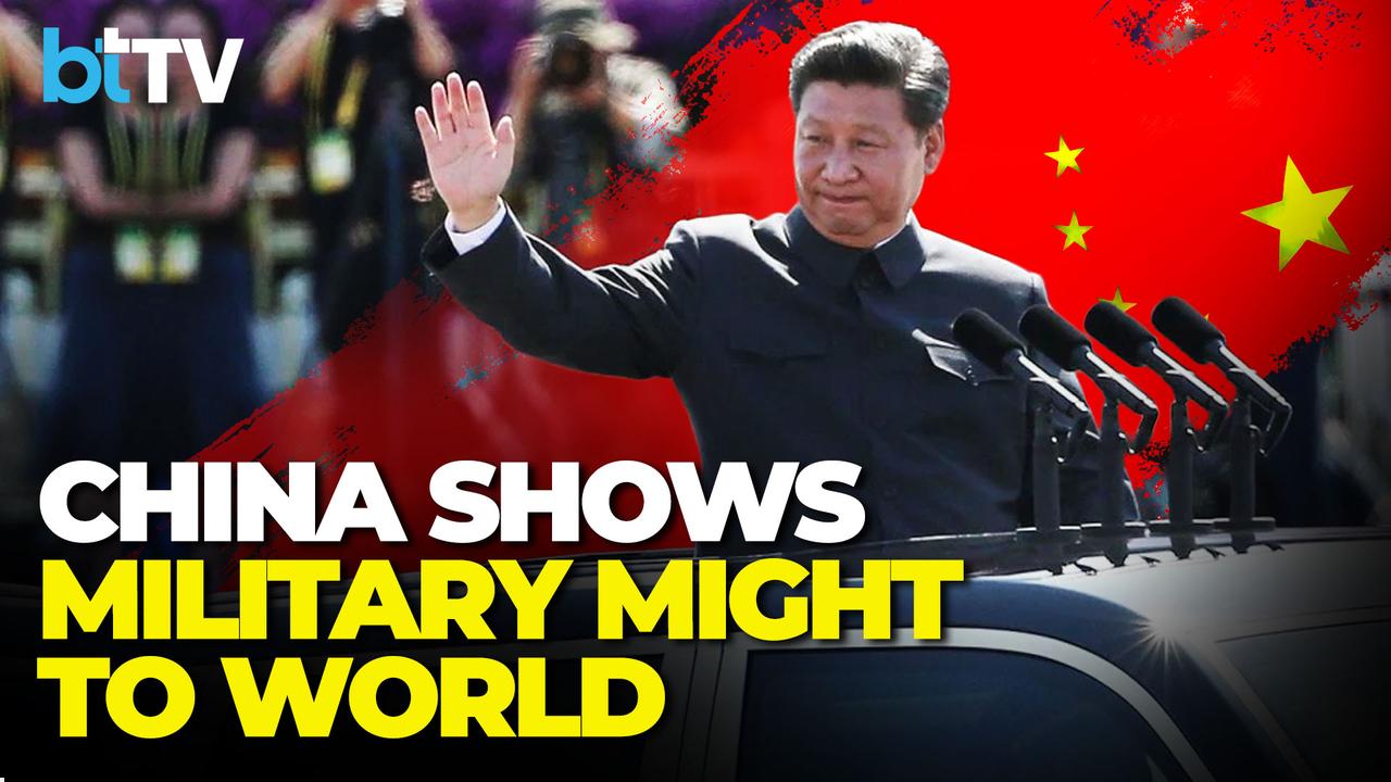 China Marks WWII Victory With Biggest-Ever Parade, Xi Flanked By Putin, Kim