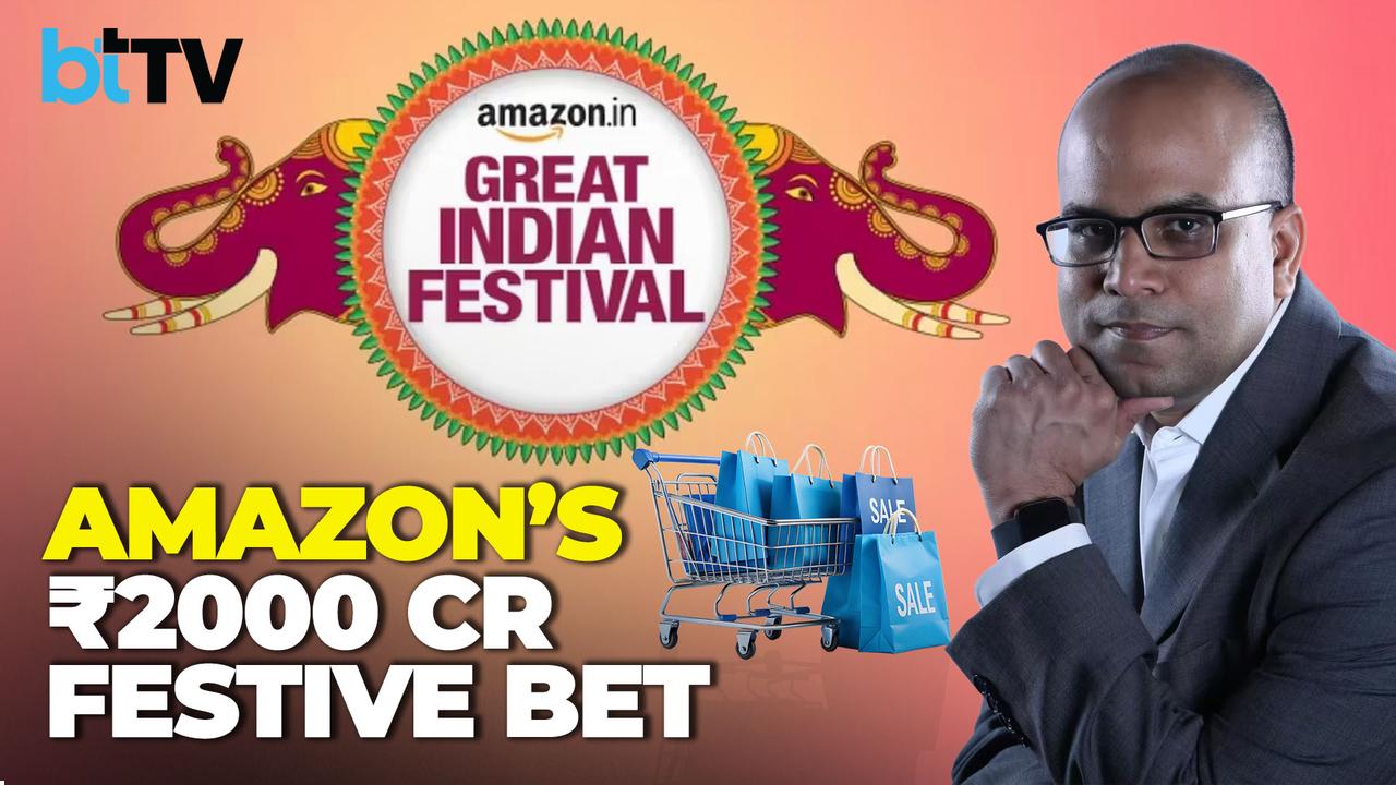 Amazon’s ₹2000 Cr Festive Push | 140 Cr+ Customer Visits Expected | Amazon's Saurabh Srivastava