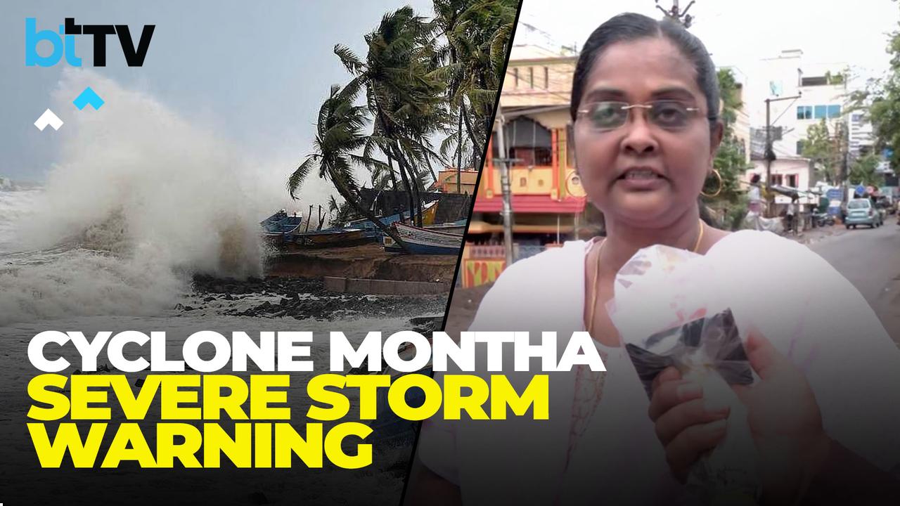 Cyclone Montha to Make Landfall Near Kakinada Tonight | IMD Issues Severe Storm Warning