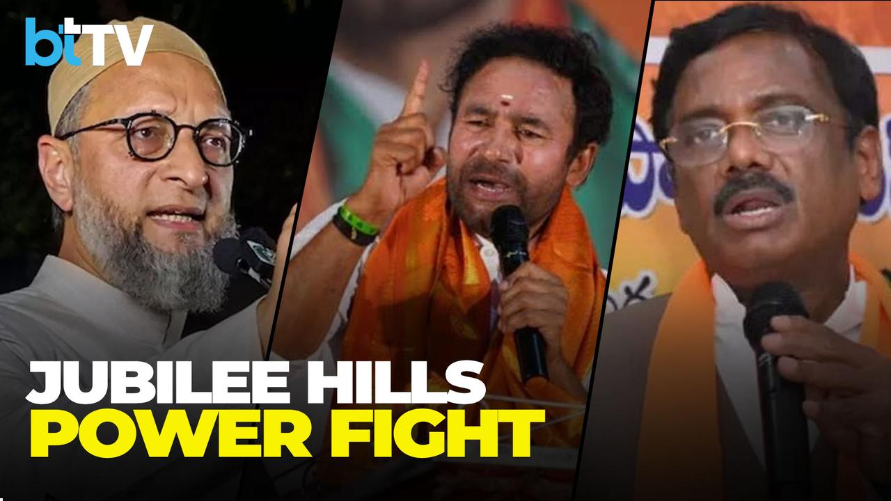 Jubilee Hills Bypoll Heats Up: Congress, BJP, BRS In 3-Way Hyderabad Power Battle