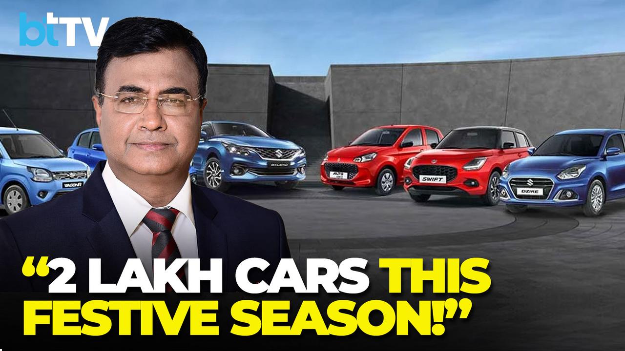 Maruti Suzuki Targets 2 Lakh Festive Deliveries | Witnessing Long Wait Time For Few Models | Partho Banerjee