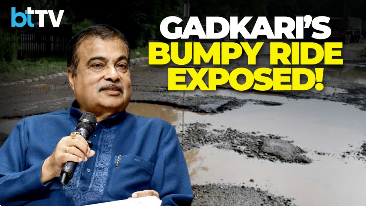Gadkari&rsquo;s Ride Turns Bumpy: Minister Pulls Up Officials Over Pothole-Ridden Highway