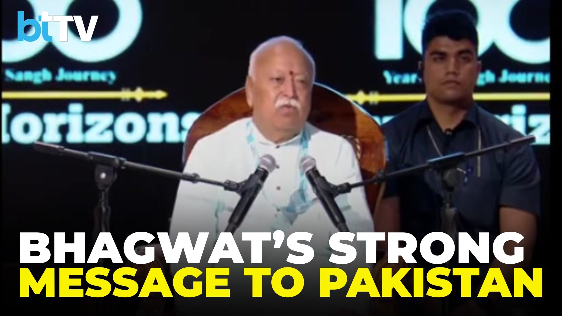 RSS Chief Says Peace With Pakistan Possible Only When They Learn Their Lesson