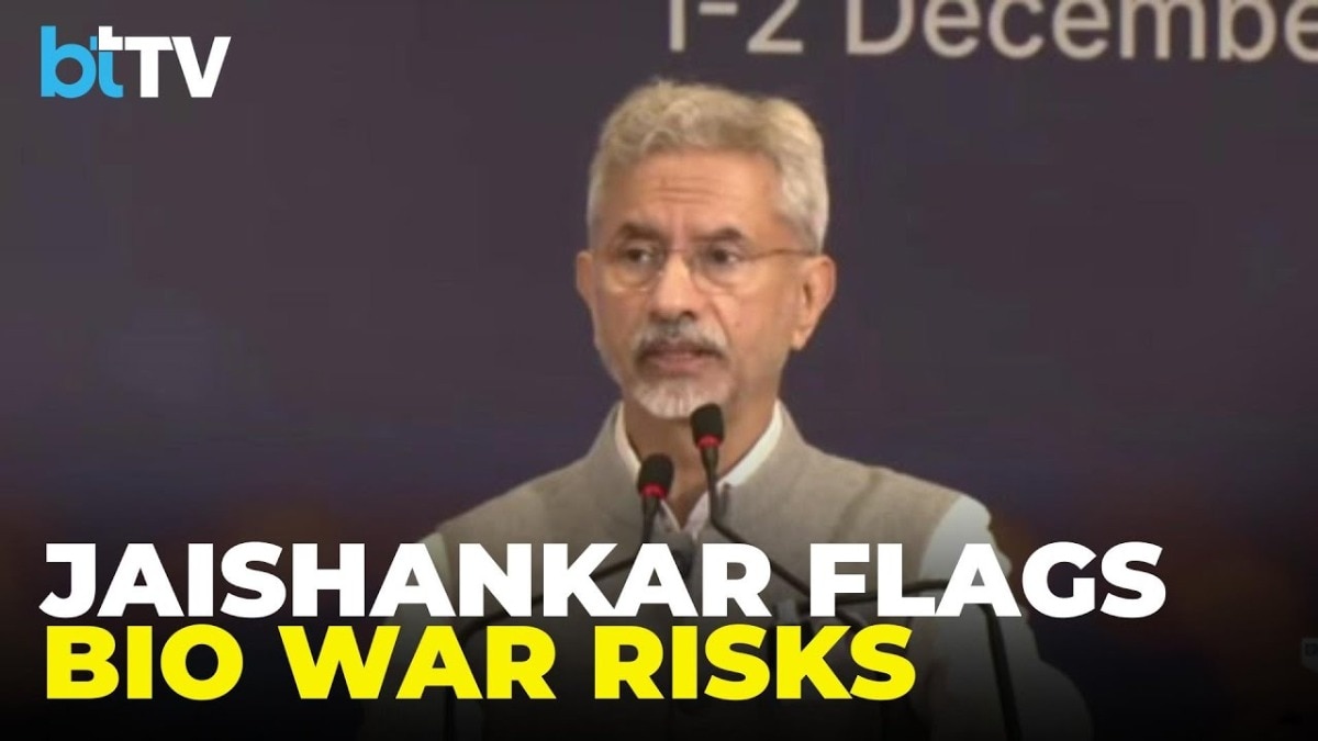 "Disease Must Never Be A Weapon": Jaishankar Flags Rising Biosecurity Risks At BWC Meet