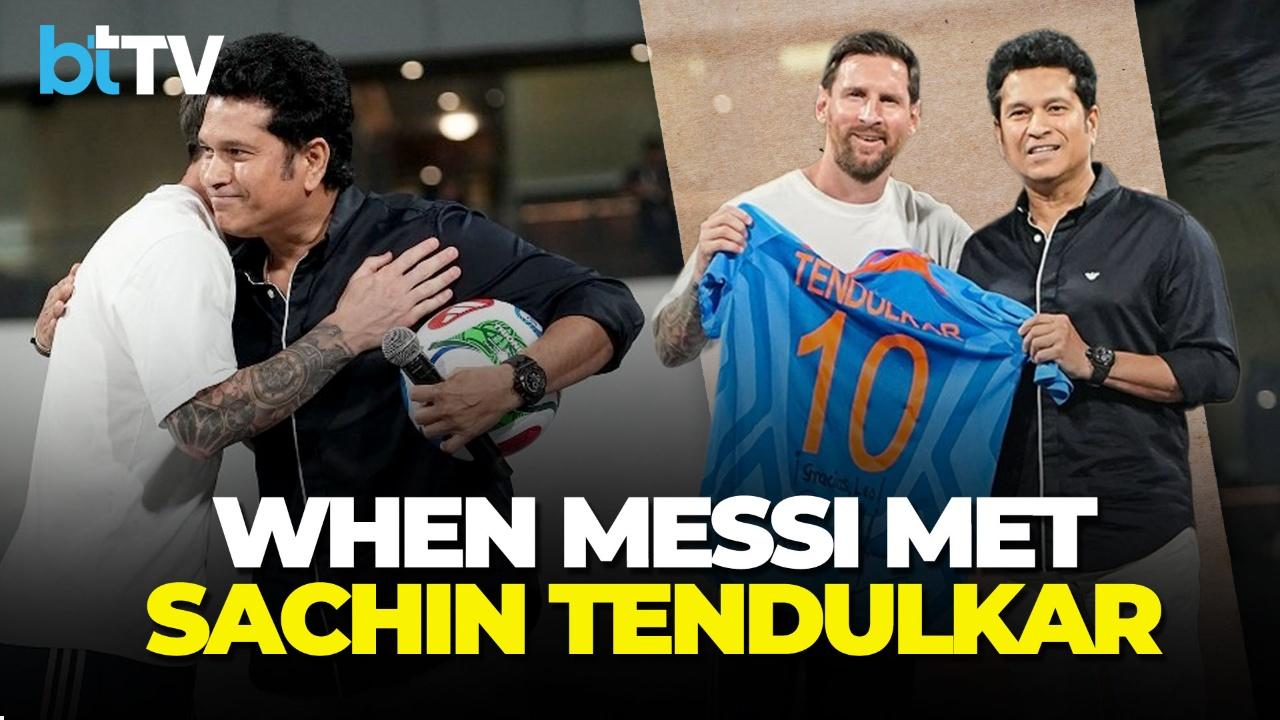 Wankhede Stadium Turns Magical As Messi Meets Sachin, Fans Witness Iconic Sporting Moment