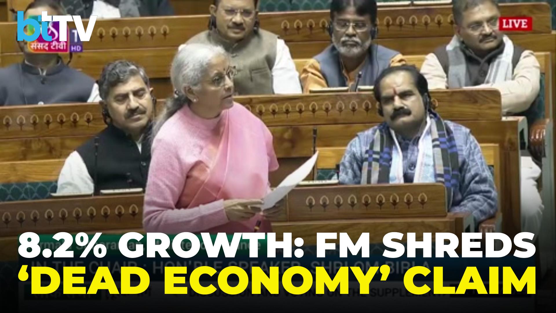 “Can A Dead Economy Grow At 8.2%?”: FM Sitharaman Counters Trump’s Claim