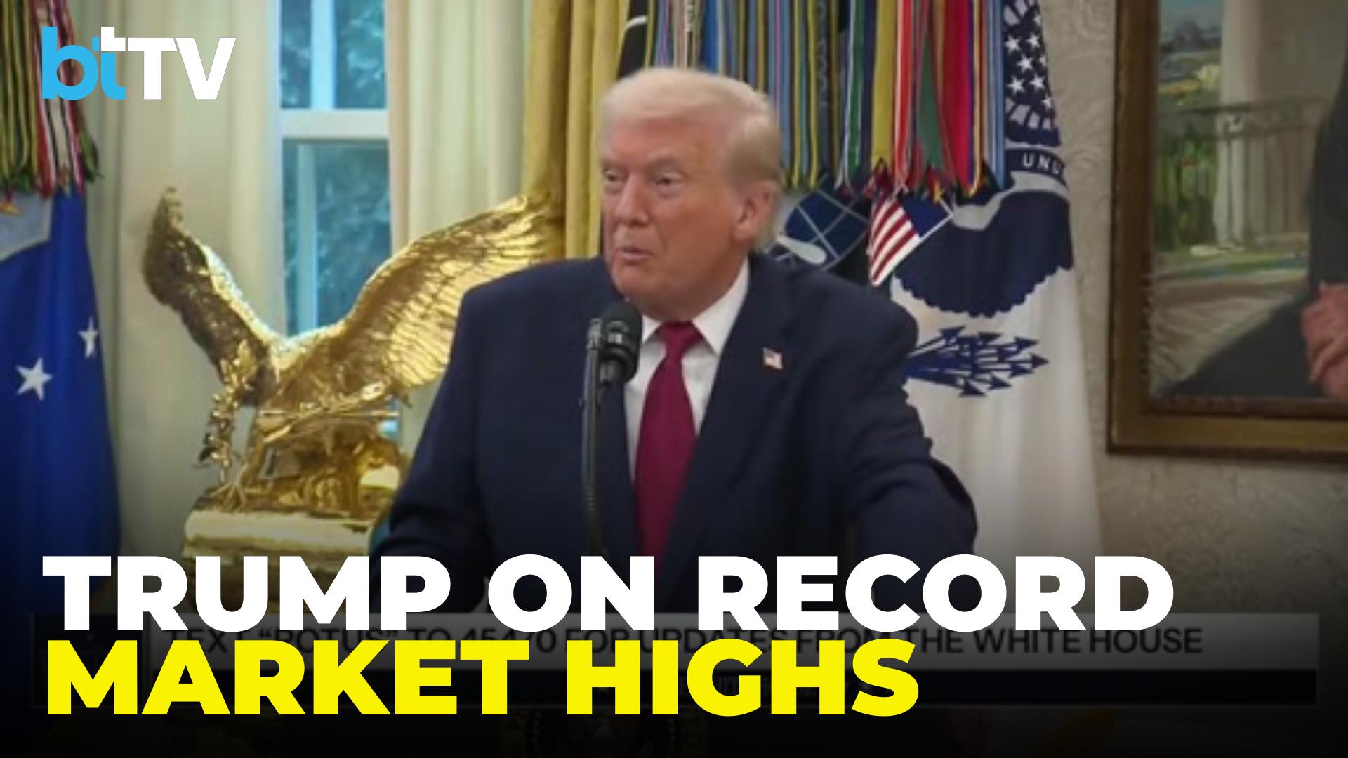 “Stock Market Gone Up 52 Times, Tariffs Brought Wealth And Security”, Trump Claims